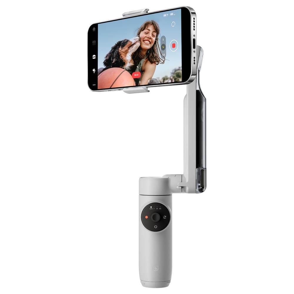 Estabilizador de seguimiento con IA independiente para Insta360 Flow | Gris piedra - CINSABBA-FLOW4